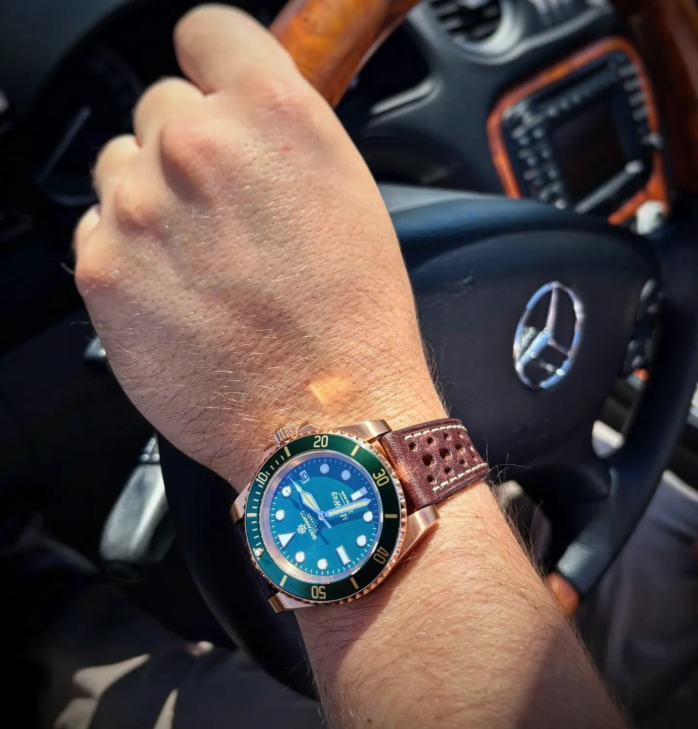 Al volante, Britannico al polso